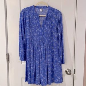 Old Navy Periwinkle Dress with Dandelions Size Small